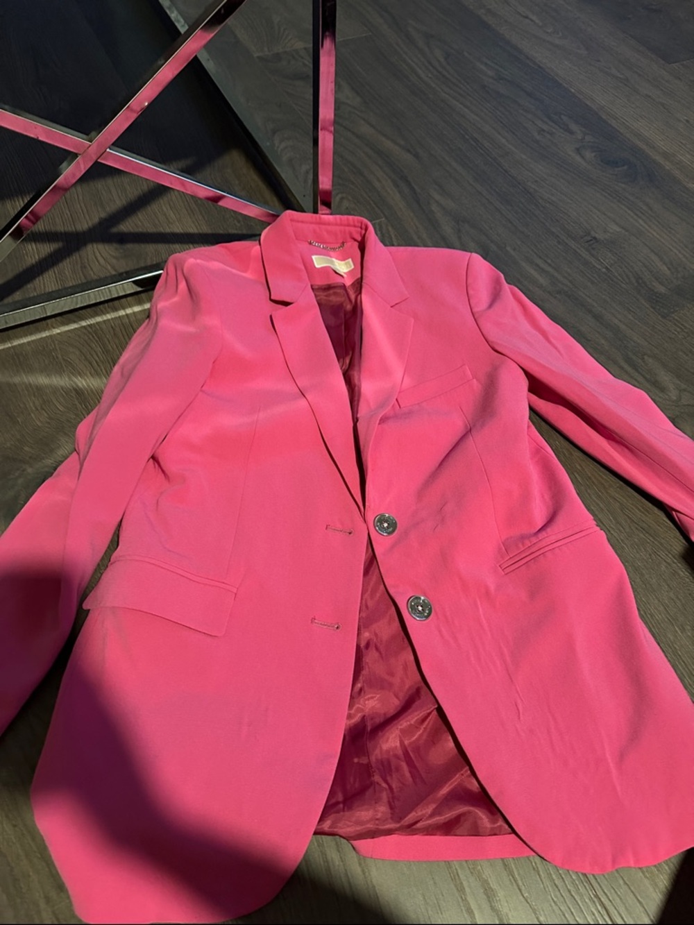 Michael Kors Bright Pink Tailored Blazer